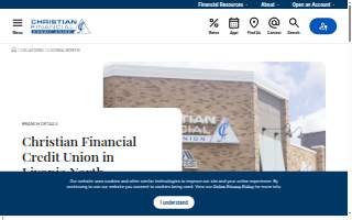 Christian Financial Credit Union of Livonia website
