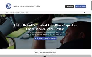 Clearview Auto Glass LLC of Livonia website