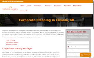 Corporate Cleaning Group website