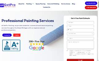 GetPro Painting website