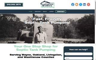 LaChance Brothers Excavating, LLC of Livonia website