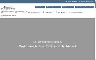 Masri Orthodontics website