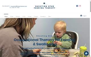 Shooting Star Feeding & Swallowing Therapy website