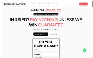 The Injury Law Firm, PLLC website