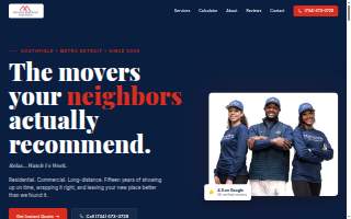 Top Notch Moving Solutions Inc website