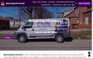 Bouncing All Around Inc website