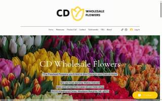 CD Wholesale Flowers East website