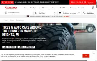Firestone Complete Auto Care of Madison Heights website