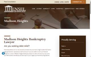 Hensel Law Office, PLLC website