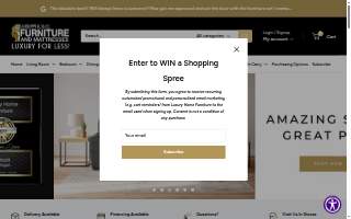 Luxury Home Furniture of Madison Heights website
