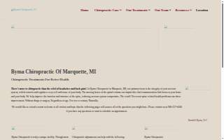 Byma Chiropractic, PC website