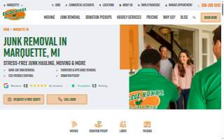 College Hunks Hauling Junk and Moving Marquette website