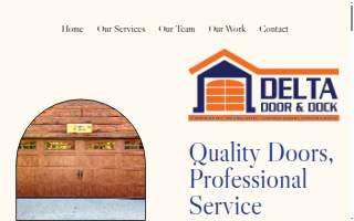 Delta Door & Dock website