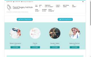 Facial Surgery Institute website