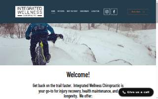 Integrated Wellness Chiropractic website