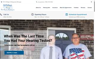Northern Michigan Hearing Aid Services website