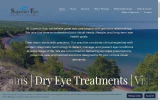 Superior Eye Health & Vision Therapy website