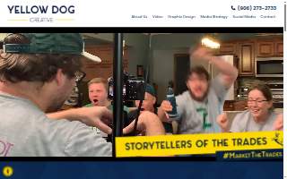 Yellow Dog Creative website