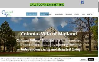 Colonial Villa of Midland website