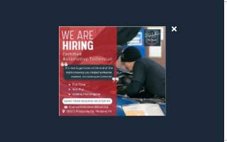 His Hands Auto Care website