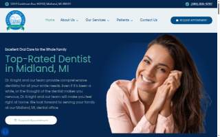 Knight Dental Care of Midland website