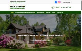 Maksymum Lawn and Landscaping website