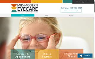 Mid-Modern Eyecare and Dry Eye Clinic website