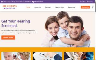 MidMichigan Audiology website