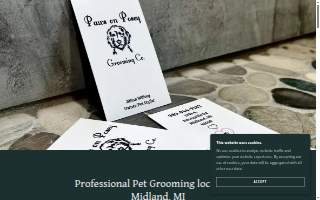 Paws On Posey Grooming Co website