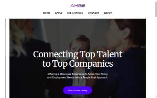 Aggressive Hiring Group website