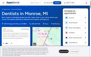 Aspen Dental - Monroe website