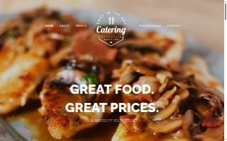 Back In The Day Catering website