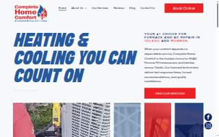 Complete Home Comfort website