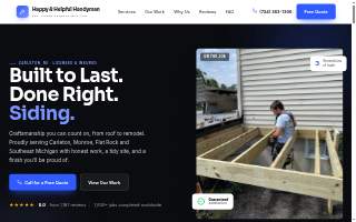 Happy and Helpful Handyman website