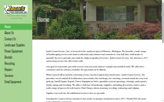 Jack's Lawn Service website
