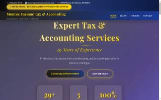 Monroe Income Tax & Accounting website