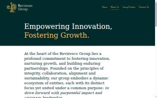 Reviresco Financial Planning & Wealth Management website