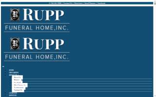 Rupp Funeral Home website