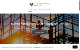 arm construction website