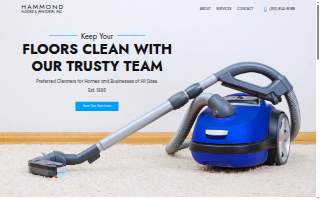 Hammond Floors & Janitorial website