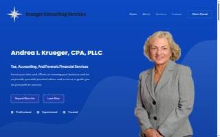 Krueger Consulting Services website