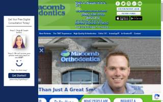 Macomb Orthodontics of Mount Clemens website
