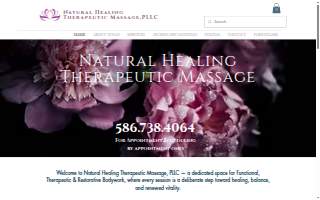 Natural Healing Therapeutic Massage, PLLC website