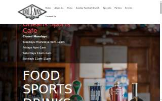 Orleans Sports Cafe website