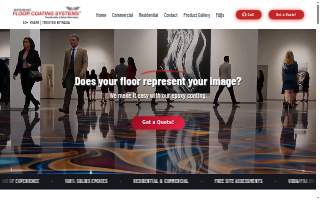Performance Floor website