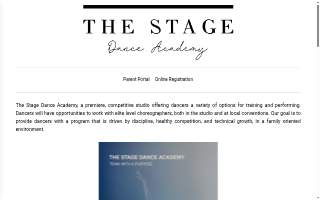 The Stage Dance Academy of Mount Clemens website