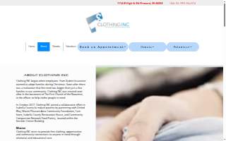 Clothing INC website