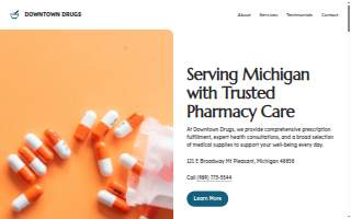 Downtown Drugs website