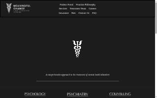 Meaningful Change: Clinical & Consultation Psychology website