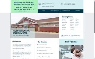 Mount Pleasant Medical Associates website